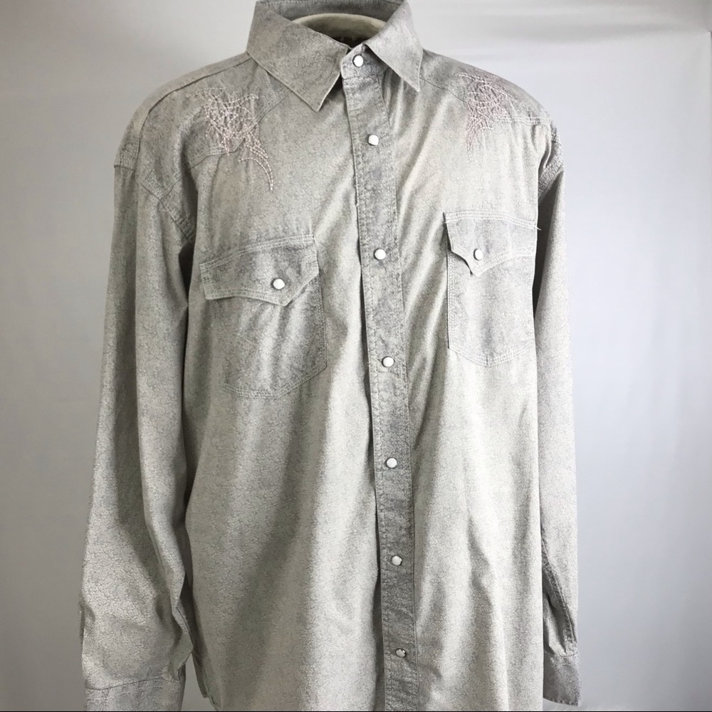 RU Western Cowboy Pearl Snap Shirt